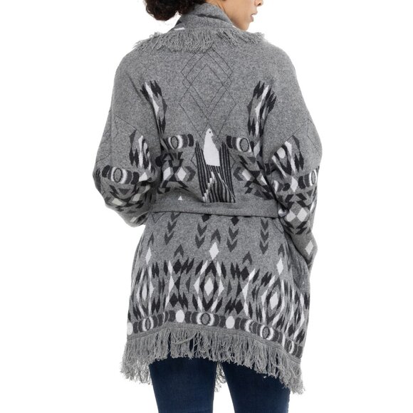 NEW Greyson LUXORY  70% wool, 30% cashmere, Belted Cardigan $530 RETAIL 2510 - Picture 3 of 6